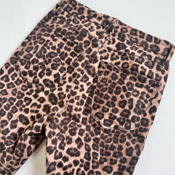 Good American High Rise Leopard Print Jeans Size 27 Size 4 Women’s - Picture 5 of 8
